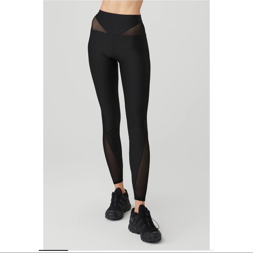 alo yoga high waist mesh leggings